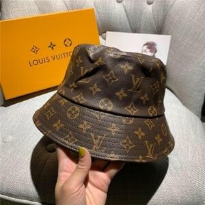Louis Vuitton Monogram Brown Bucket Hat